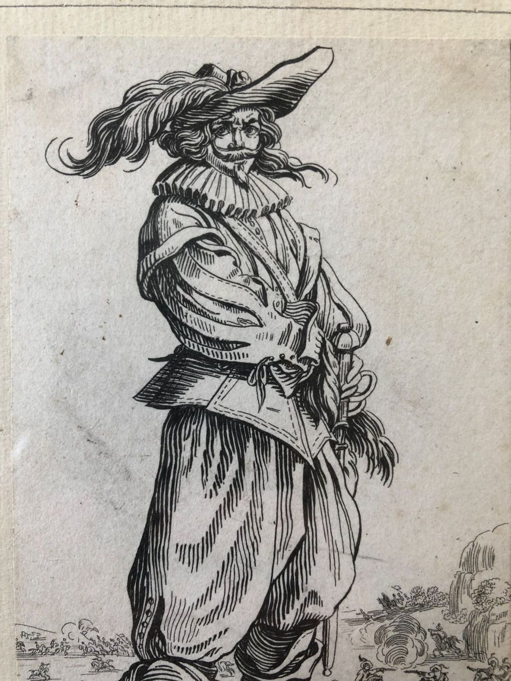 Posters & Illustrations: Jacques Callot: Soldat mit Federhut – D'occasion à Basel par sebmac 3